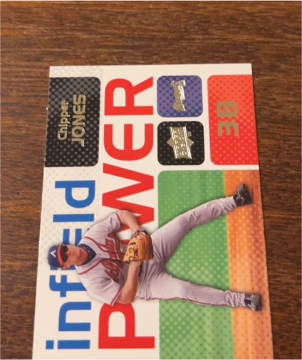2008 Upper Deck Infield Power #IP-CJ Chipper Jones — front