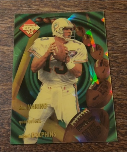 1995 Collector's Edge Edge Tech #1 Dan Marino — front