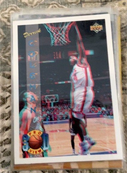 1993-94 Upper Deck Pro View #28 Derrick Coleman — front