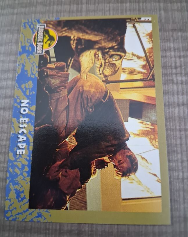1993 Topps Jurassic Park #68 No Escape — front