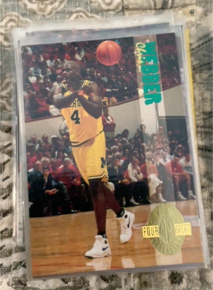 1993 Classic Four Sport #1 Chris Webber — front