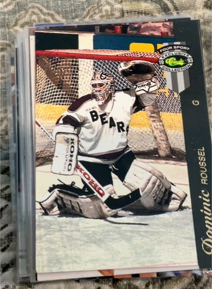 1993 Classic Four Sport #18 Dominic Roussel — front