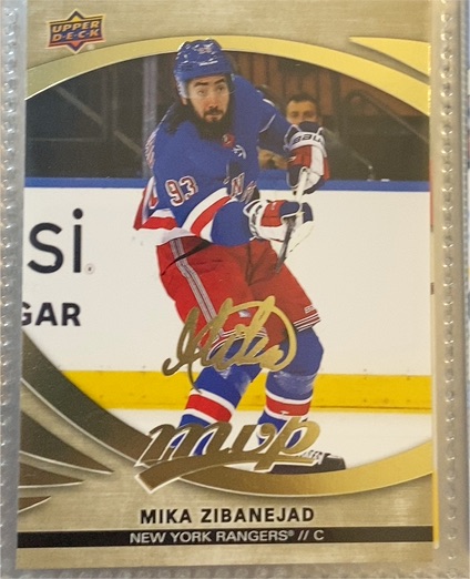 2023-24 Upper Deck MVP #5 Mika Zibanejad — front