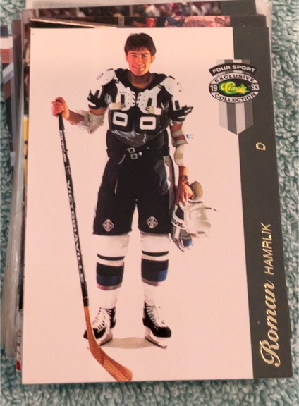 1993 Classic McDonald's Four Sport #15 Roman Hamrlik — front