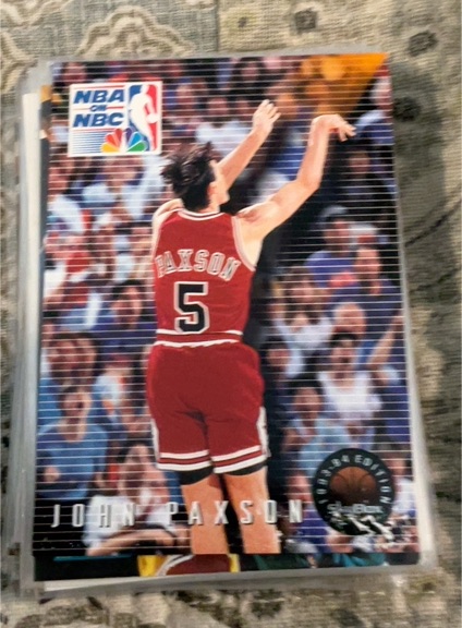 1993-94 SkyBox Premium NBA on NBC #21 John Paxson — front
