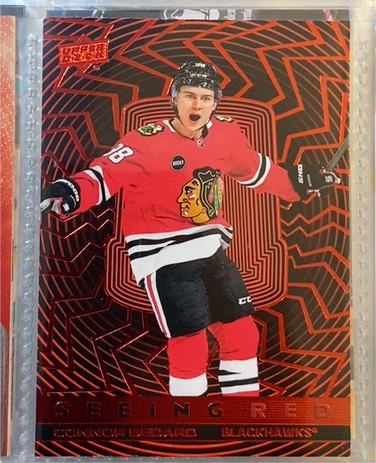 2023-24 Upper Deck Extended Series Seeing Red #SR-45 Connor Bedard — front