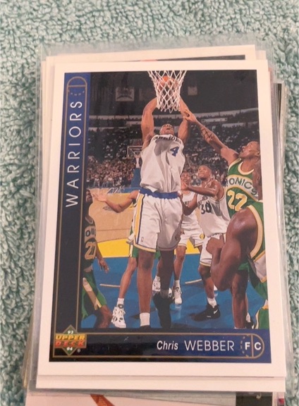 1993-94 Upper Deck #311 Chris Webber — front