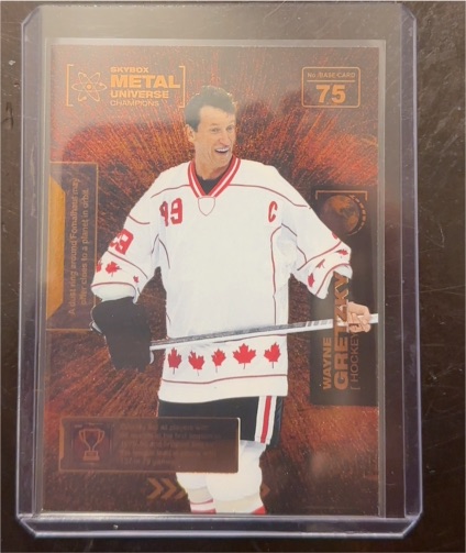 2021 Skybox Metal Universe Champions #75 Wayne Gretzky — front