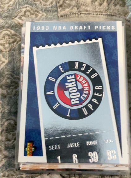 1993 Upper Deck NBA Draft Picks Rookie Exchange Redemption #TC1 — front