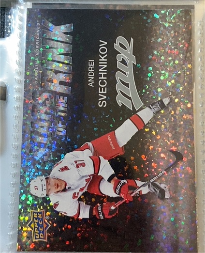 2023-24 Upper Deck MVP Stars of the Rink #SS-1 Andrei Svechnikov — front