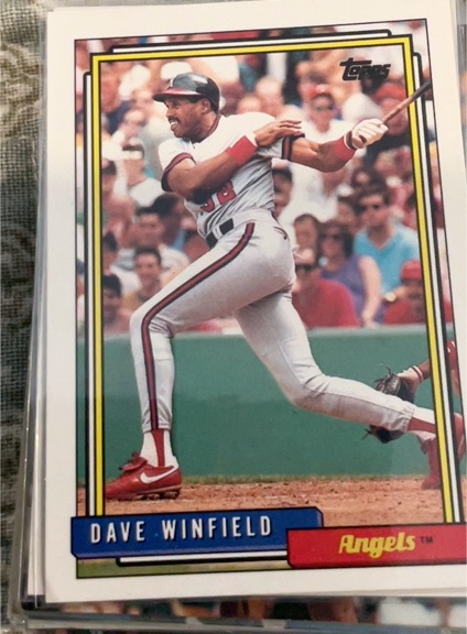 1992 Topps #792 Dave Winfield — front