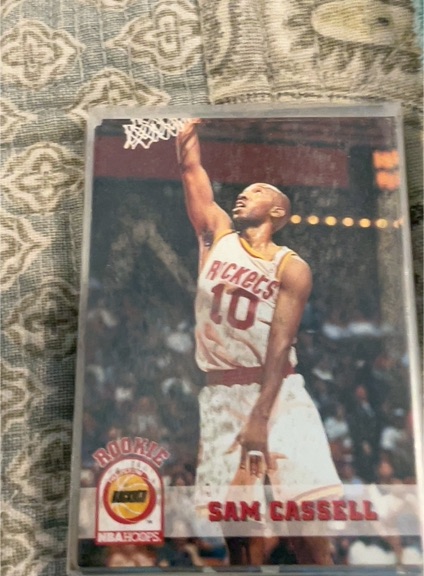 1993-94 NBA Hoops #342 Sam Cassell — front