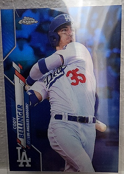 2020 Topps Chrome #77 Cody Bellinger — front