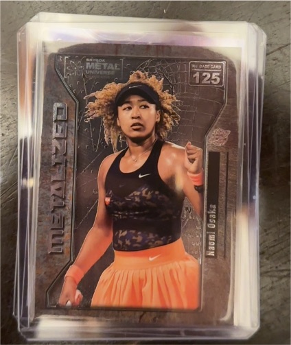 2021 SkyBox Metal Universe Champions #125 Naomi Osaka Metalized — front