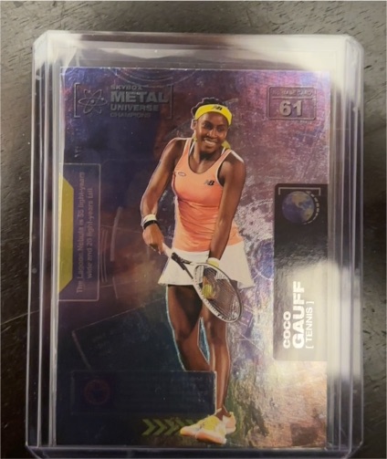 2021 SkyBox Metal Universe Champions #61 Coco Gauff — front