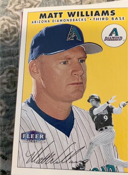 2000 Fleer Tradition #40 Matt Williams — front