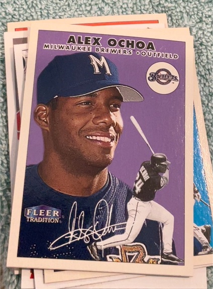 2000 Fleer Tradition #102 Alex Ochoa — front