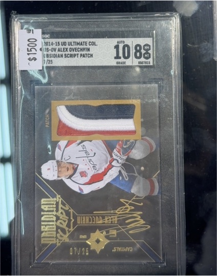 2013-14 Upper Deck Ultimate Collection #13-OV Alex Ovechkin — front