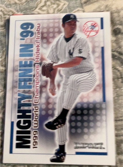 2000 Fleer Impact Mighty Fine in '99 #16MF Ramiro Mendoza — front