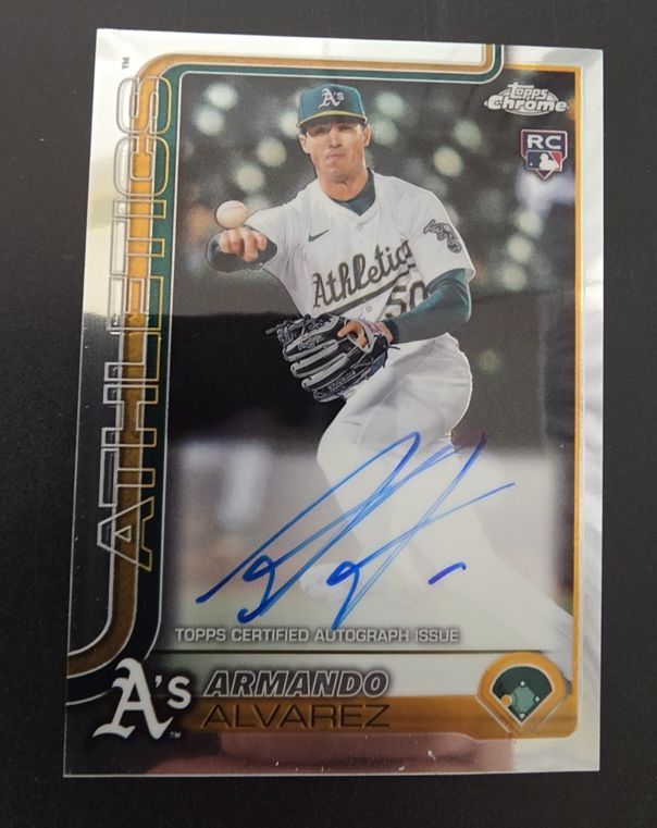 2025 Topps Chrome #RA-AAL Armando Alvarez — front
