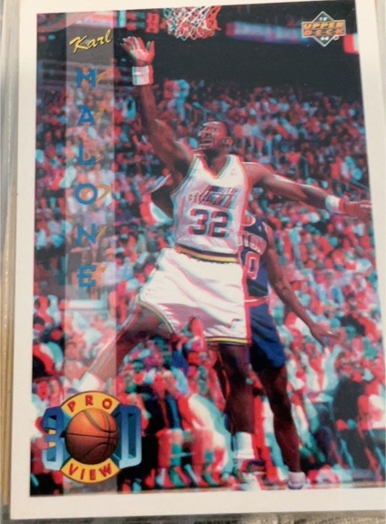 1993-94 Upper Deck Pro View #1 Karl Malone — front