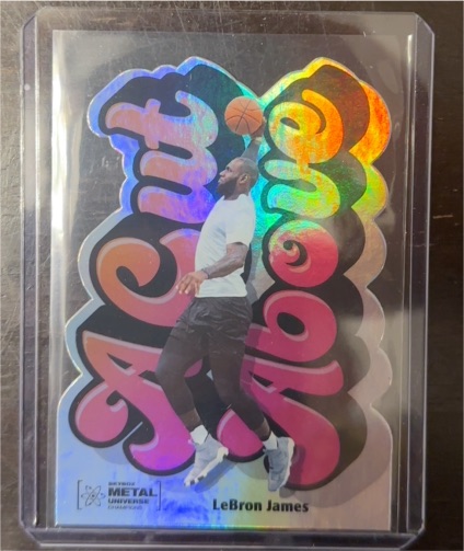 2021 Skybox Metal Universe Champions A Cut Above #ACA20 LeBron James — front