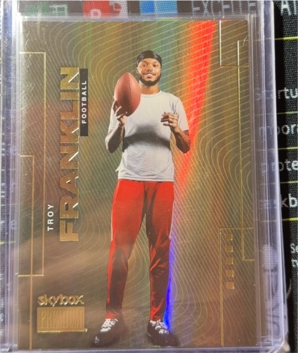 2024 Skybox Metal Universe Champions Skybox Premium #S-22 Troy Franklin — front