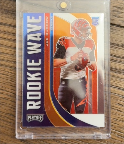 2020 Panini Playoff Rookie Wave #RW-1 Joe Burrow — front