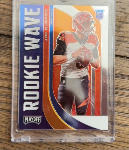 2020 Panini Playoff Rookie Wave #RW-1 Joe Burrow — front