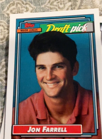 1992 Topps #9 Jon Farrell — front