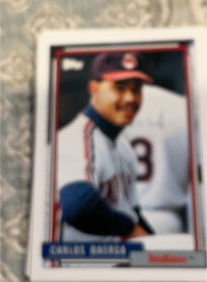 1992 Topps #33 Carlos Baerga — front