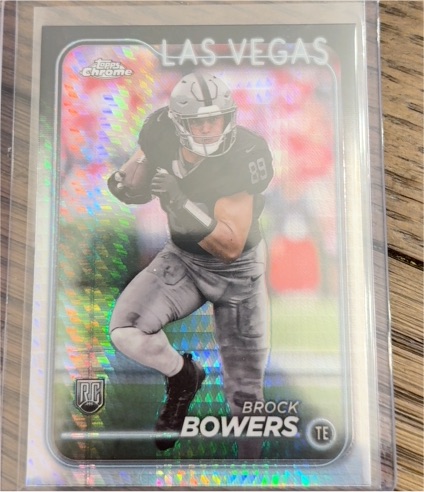 2024 Topps Chrome #207 Brock Bowers — front