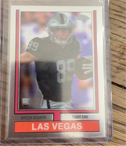 2024 Topps Chrome 1974 #74TF-12 Brock Bowers — front
