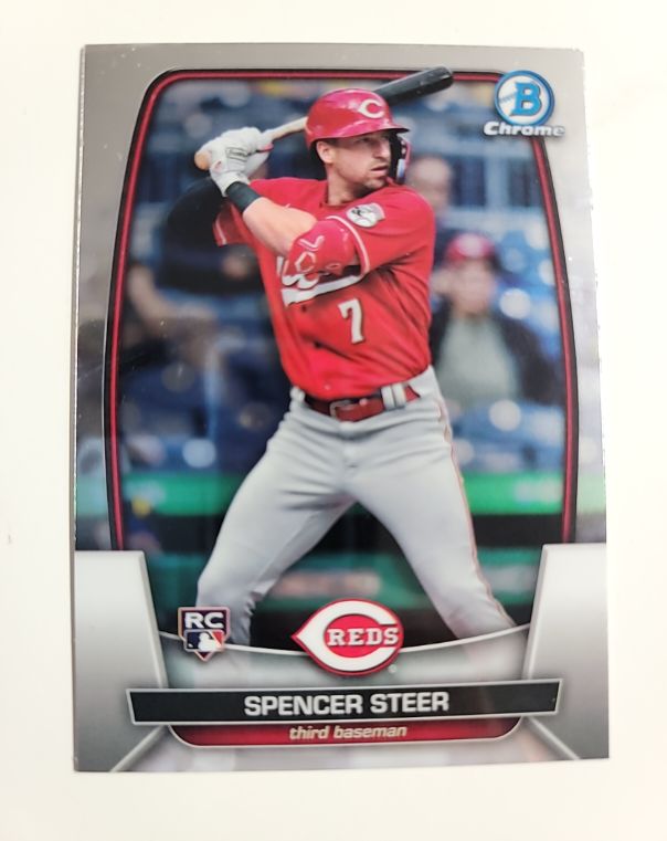 2023 Bowman Chrome #52 Spencer Steer — front