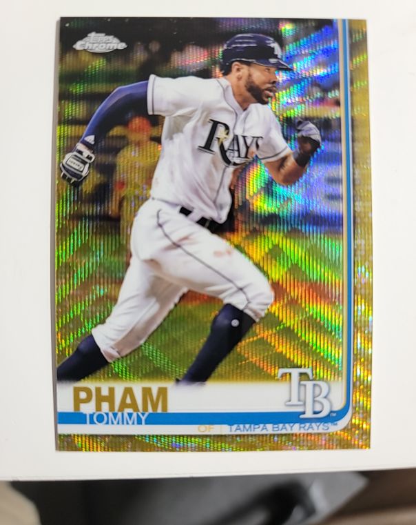 2019 Topps Chrome #45 Tommy Pham — front