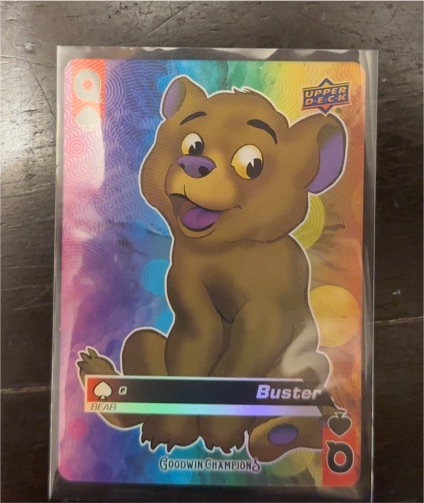 2021 Upper Deck Goodwin Champions Playing Cards #QUEEN-SPADES Buster — front