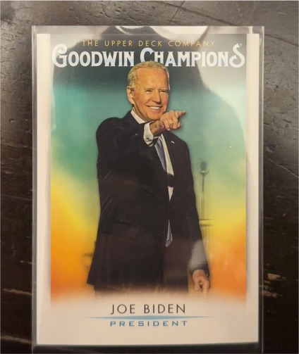 2021 Upper Deck Goodwin Champions #2 Joe Biden — front