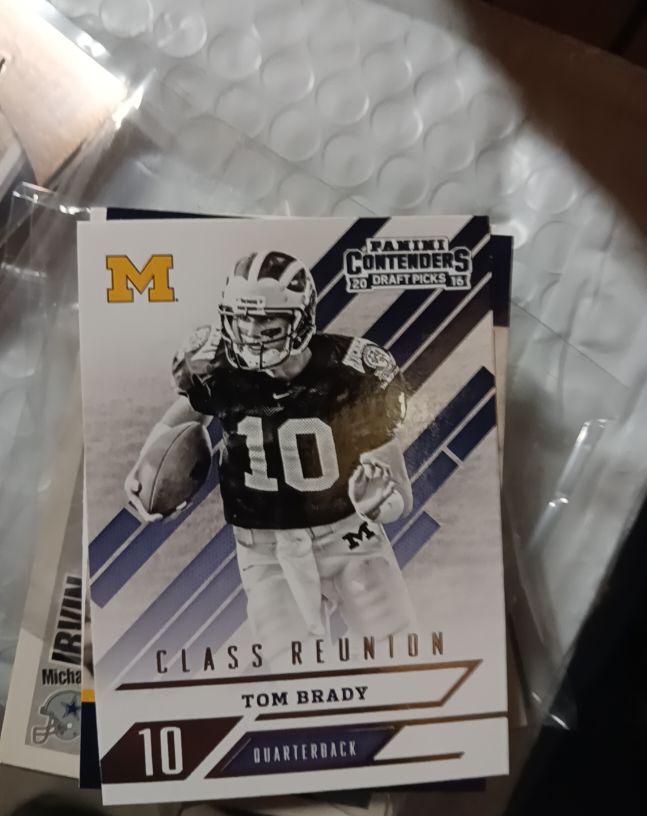2016 Panini Contenders Draft Picks #25 Tom Brady Class Reunion — front