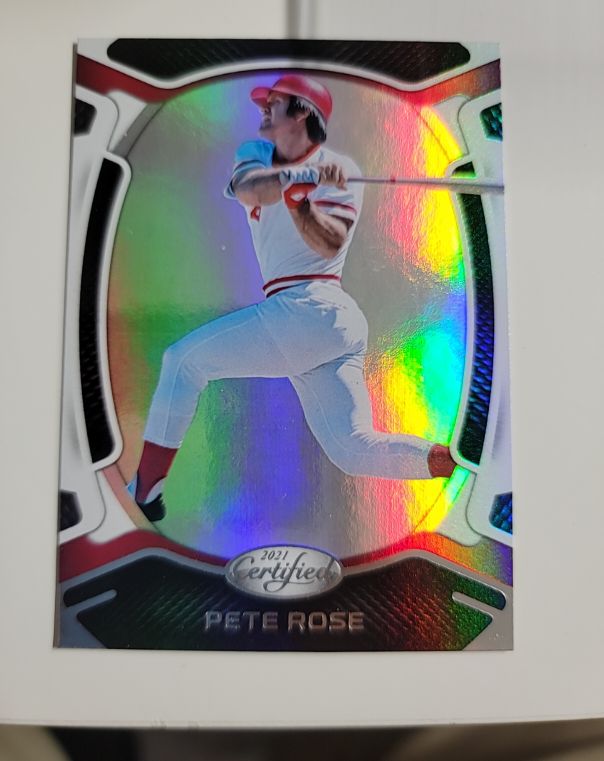 2021 Panini Chronicles Certified #44 Pete Rose — front