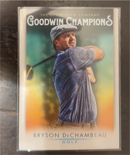 2021 Upper Deck Goodwin Champions #5 Bryson DeChambeau — front