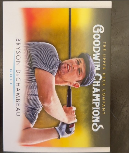 2021 Upper Deck Goodwin Champions #73 Bryson DeChambeau — front