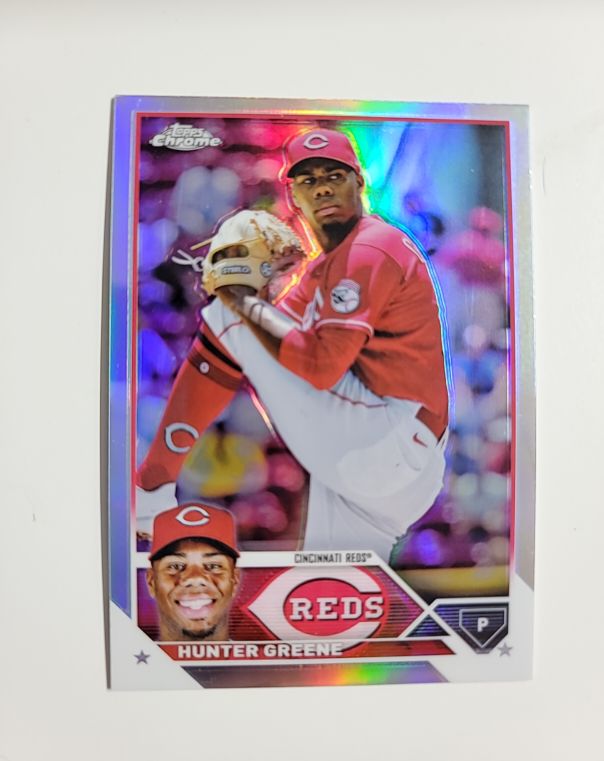 2023 Topps Chrome #40 Hunter Greene — front