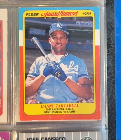 1988 Fleer Award Winners #42 Danny Tartabull — front