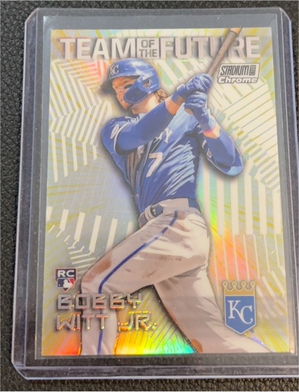 2022 Topps Stadium Club Chrome #TOF-7 Bobby Witt Jr. — front