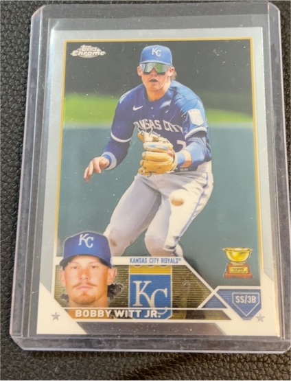 2023 Topps Chrome #176 Bobby Witt Jr. — front