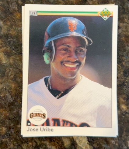 1990 Upper Deck #188 Jose Uribe — front