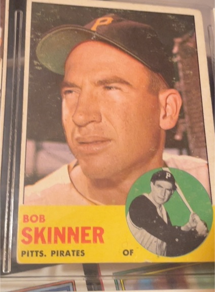 1963 Topps #215 Bob Skinner — front
