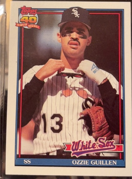 1991 Topps #620 Ozzie Guillen — front