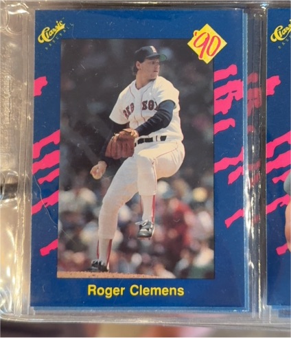 1990 Classic Blue #51 Roger Clemens — front