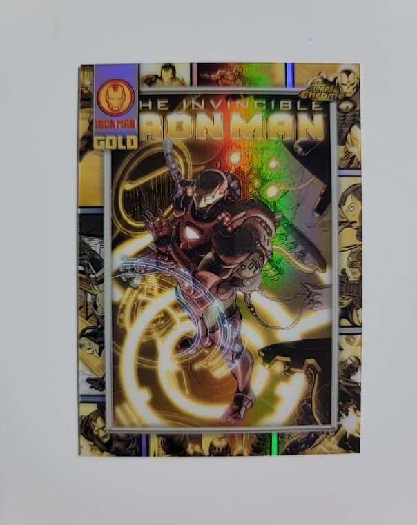 2025 Topps Chrome Marvel Iron Man Gold #IM-8 — front